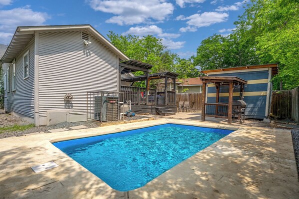 Alberca al aire libre 