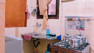 Leilighet – deluxe | Eget kjøkken | Kjøleskap, mikrobølgeovn, ovn og kokeplater