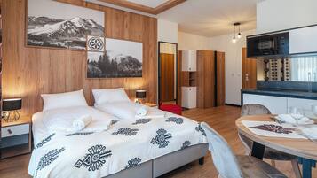 Apartament typu Studio (A 3) | Kannettavalle tietokoneelle sopiva työtila, ilmainen Wi-Fi