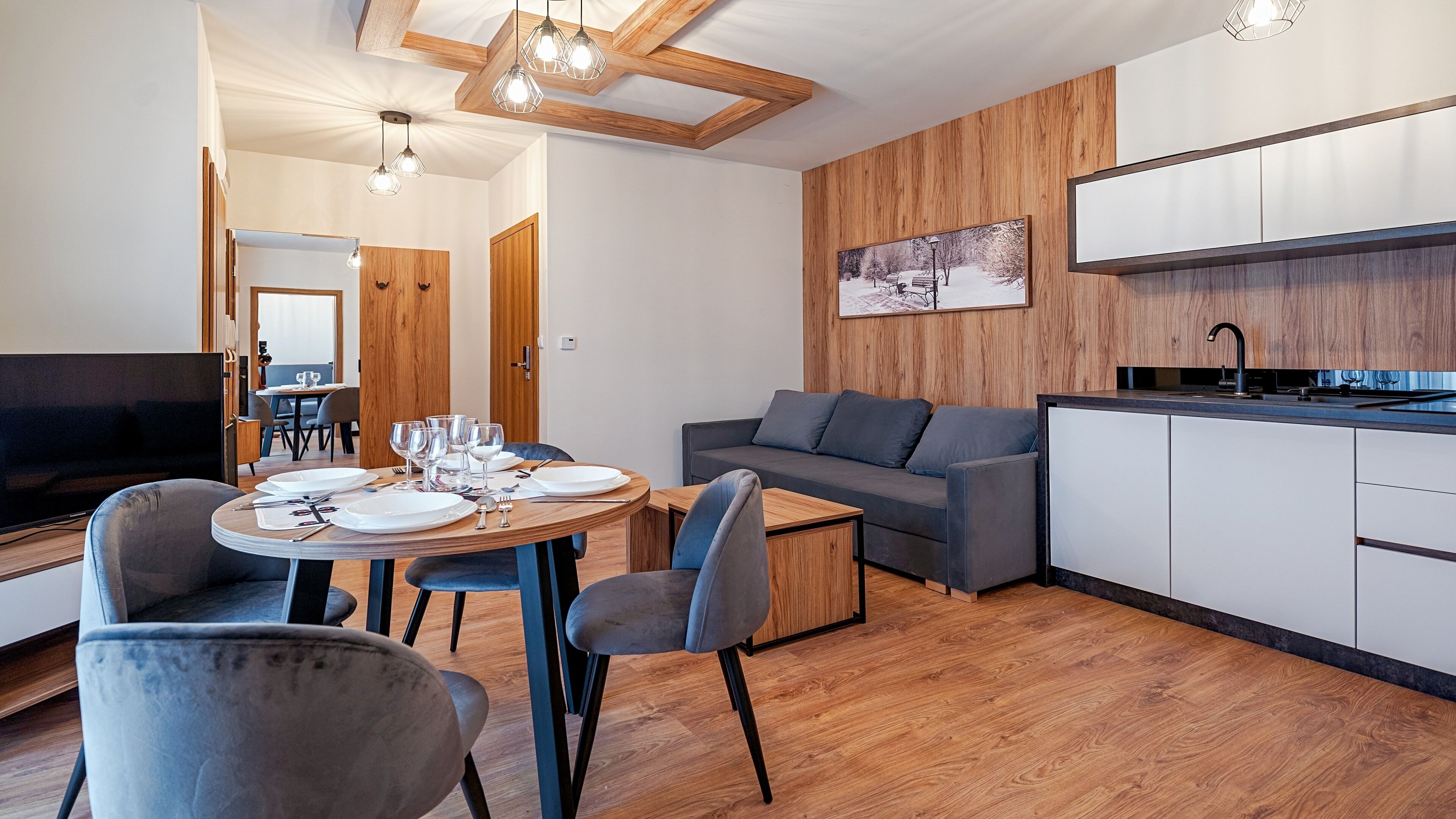 Apartament (A 12) | Zona de estar | Una televisión de pantalla plana