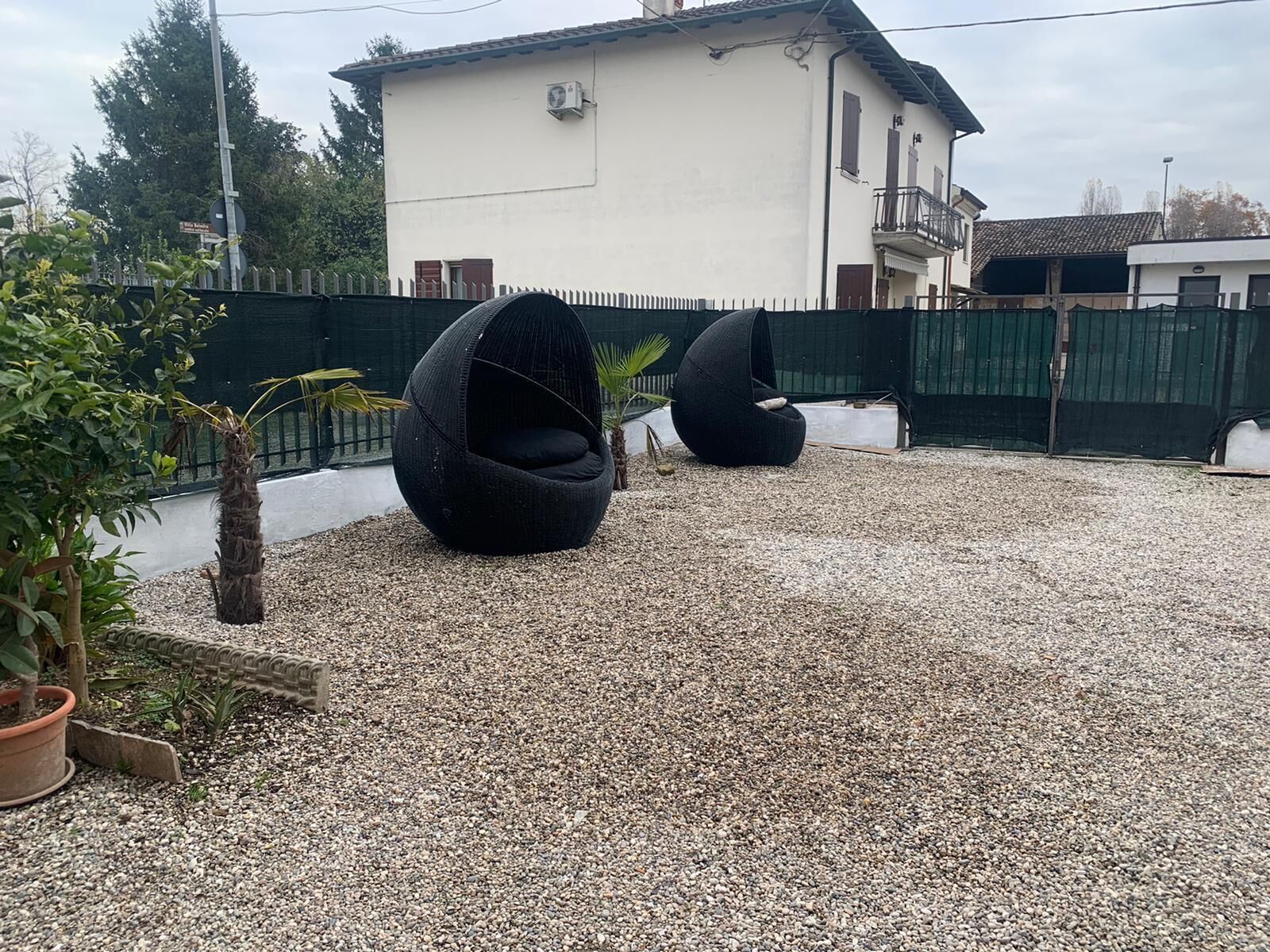 Fassade der Unterkunft