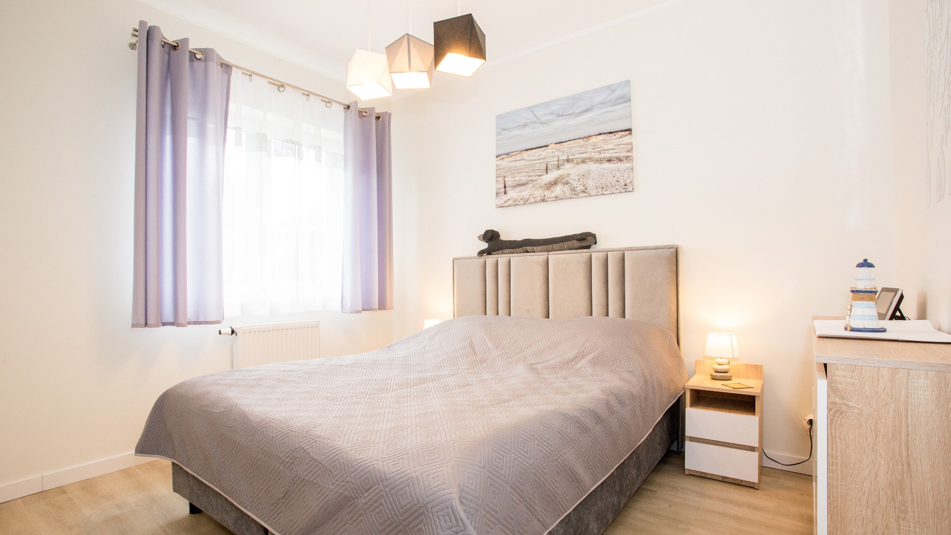 아파트 (1 B) | 2 개의 침실, 노트북 작업 공간, 다리미/다리미판, 무료 WiFi