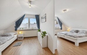 3 chambres, lit parapluie, Wi-Fi gratuit, draps fournis