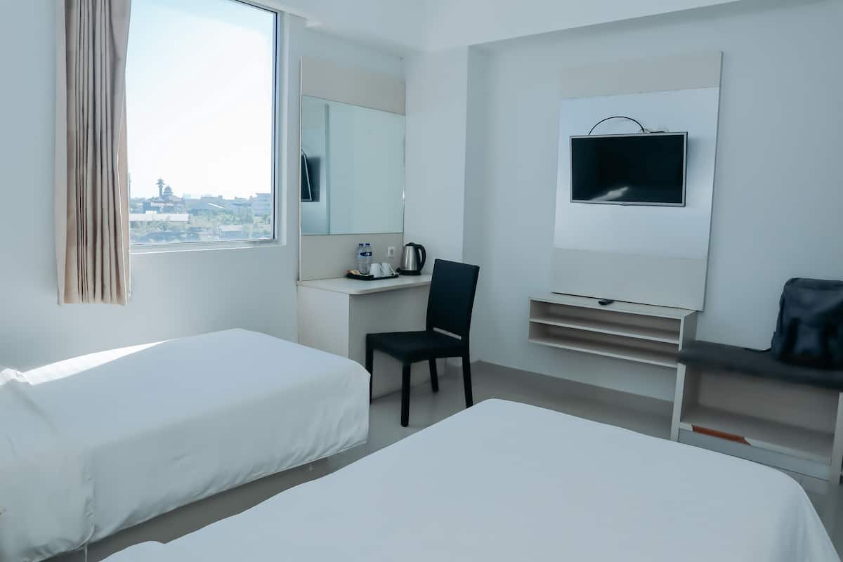 Chambre Supérieure avec lits jumeaux | Bureau, Wi-Fi gratuit, draps fournis