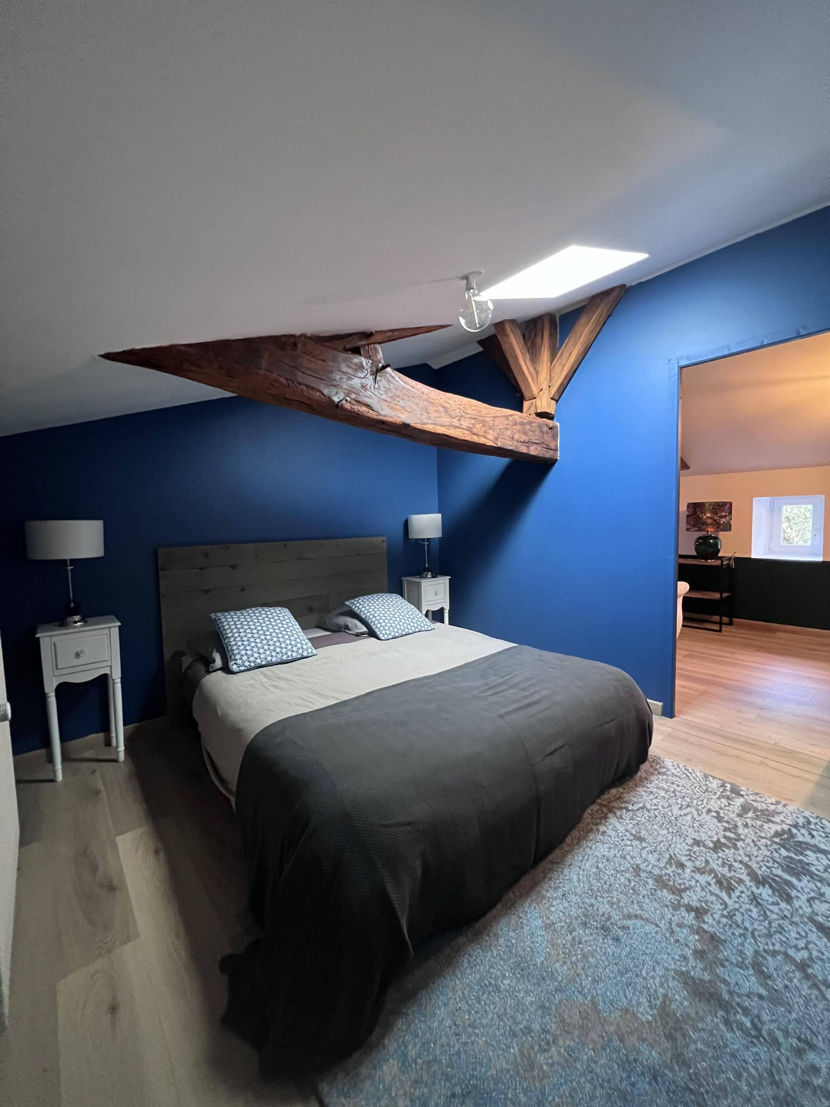 2 chambres, lit parapluie, Wi-Fi gratuit, draps fournis