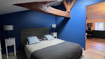 2 chambres, lit parapluie, Wi-Fi gratuit, draps fournis
