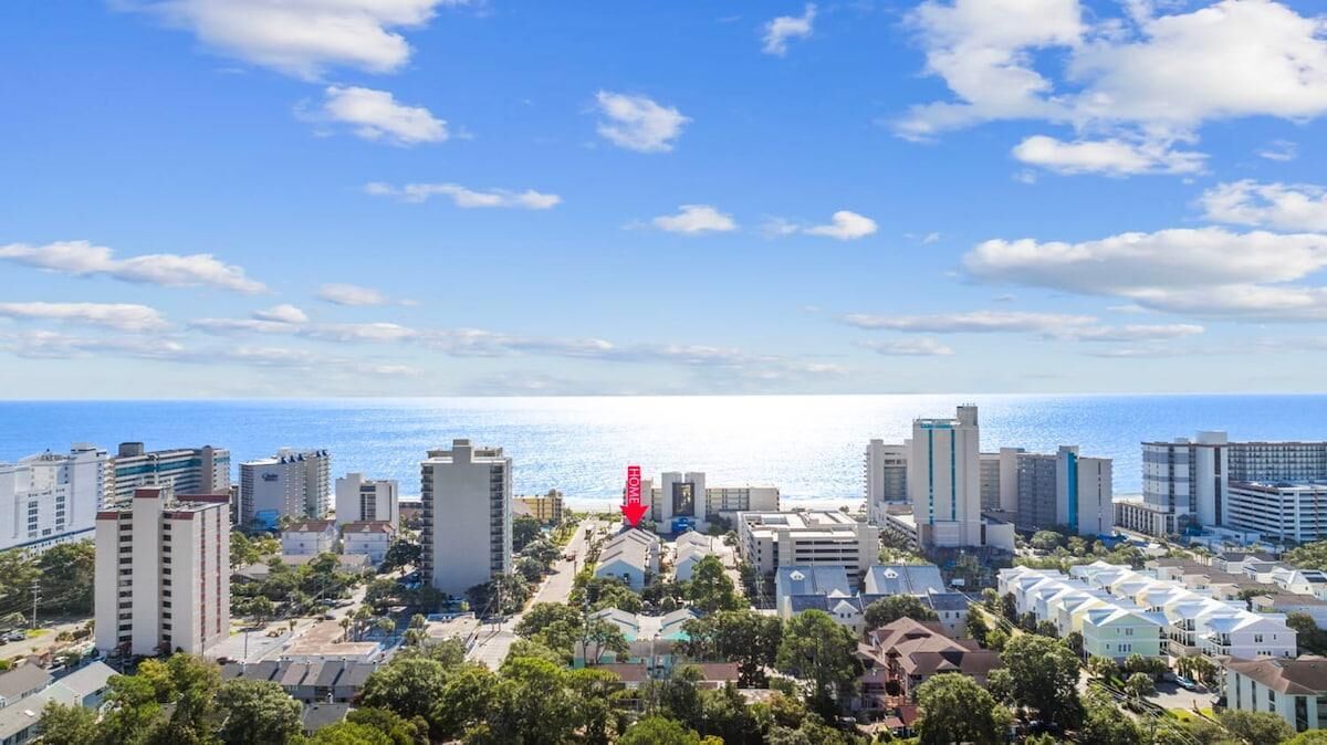 منظر من الجو على ارتفاع عالٍ