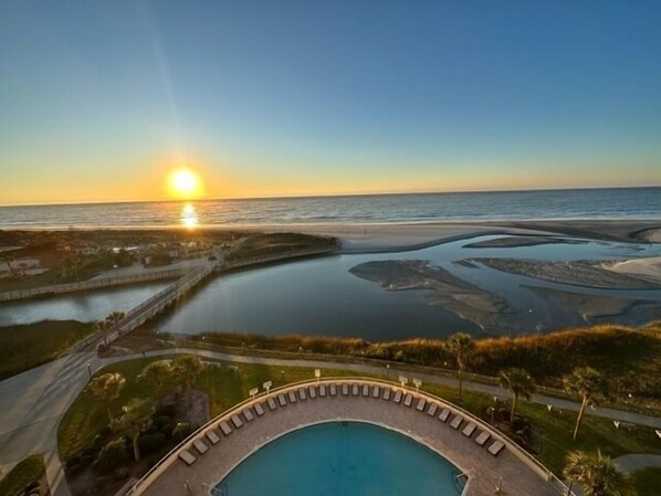 What a View! South Tower Pool Late Evening