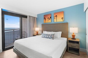 1 bedroom, Internet, bed sheets - Newly Renovated 6th Floor Ocean View Junior Suite (Myrtle Beach)