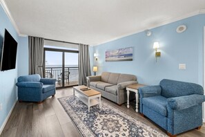 TV - Seaside Sanctuary 12th Floor 3BR Angle OV Condo (Myrtle Beach)