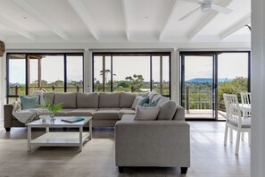 Smart TV, chimenea y reproductor de DVD 