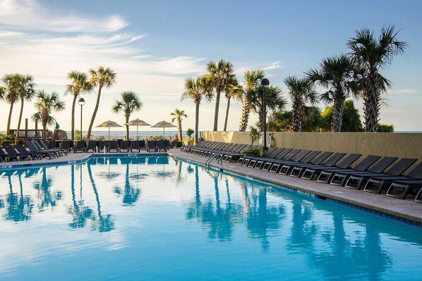 Pool - Tranquil Escape 8th Flr 3BR Angle Ocean View Condo (Myrtle Beach)
