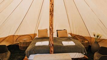 Comfort-Zelt | 1 Schlafzimmer, kostenloses WLAN, Bettwäsche