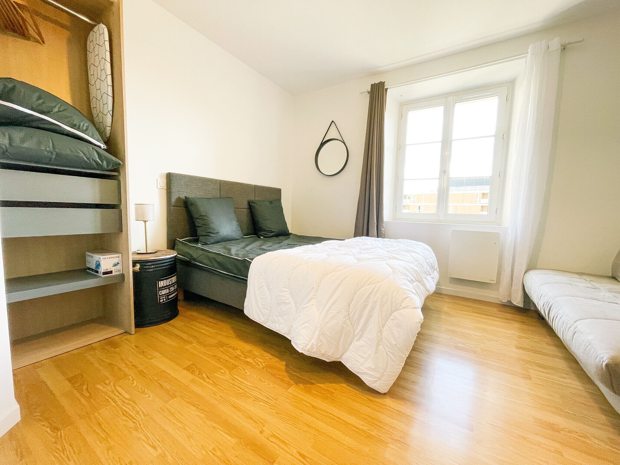 1 soverom, strykejern/-brett, wi-fi og sengetøy