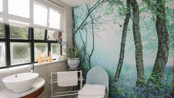 Buồng tắm vòi sen, máy sấy tóc