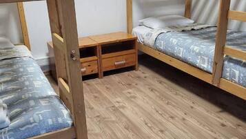 Individually decorated, individually furnished, iron/ironing board