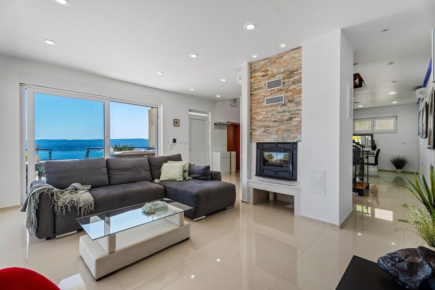 Villa Matea Mit Meerblick, 4 Schlafzimmern Mit Eigenem Bad, Whirlpool, Sauna Und Privatem Pool - Omiš