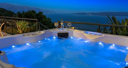 Seaview Villa Matea with 4 Bedrooms, Whirlpool, Sauna, Private pool