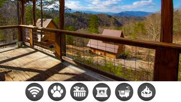 Cabin, 2 Bedrooms | Balcony