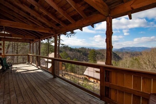 Cabin, 2 Bedrooms | Balcony