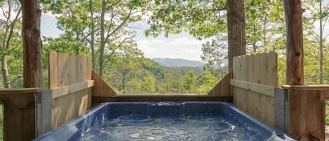 Ferienhütte, 2 Schlafzimmer | Eigener Whirlpool