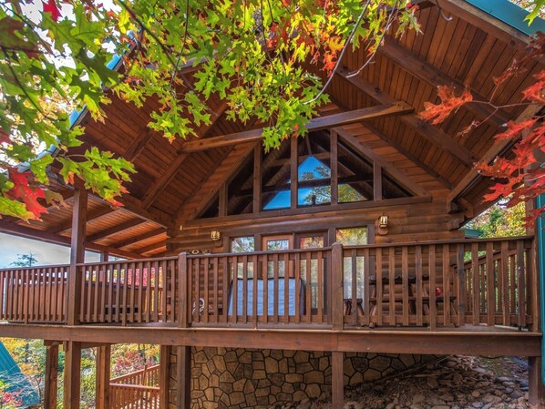 Cabin, 3 Bedrooms | Exterior - Enchanted View Lodge 3 Bedroom Cabin by RedAwning (Gatlinburg)