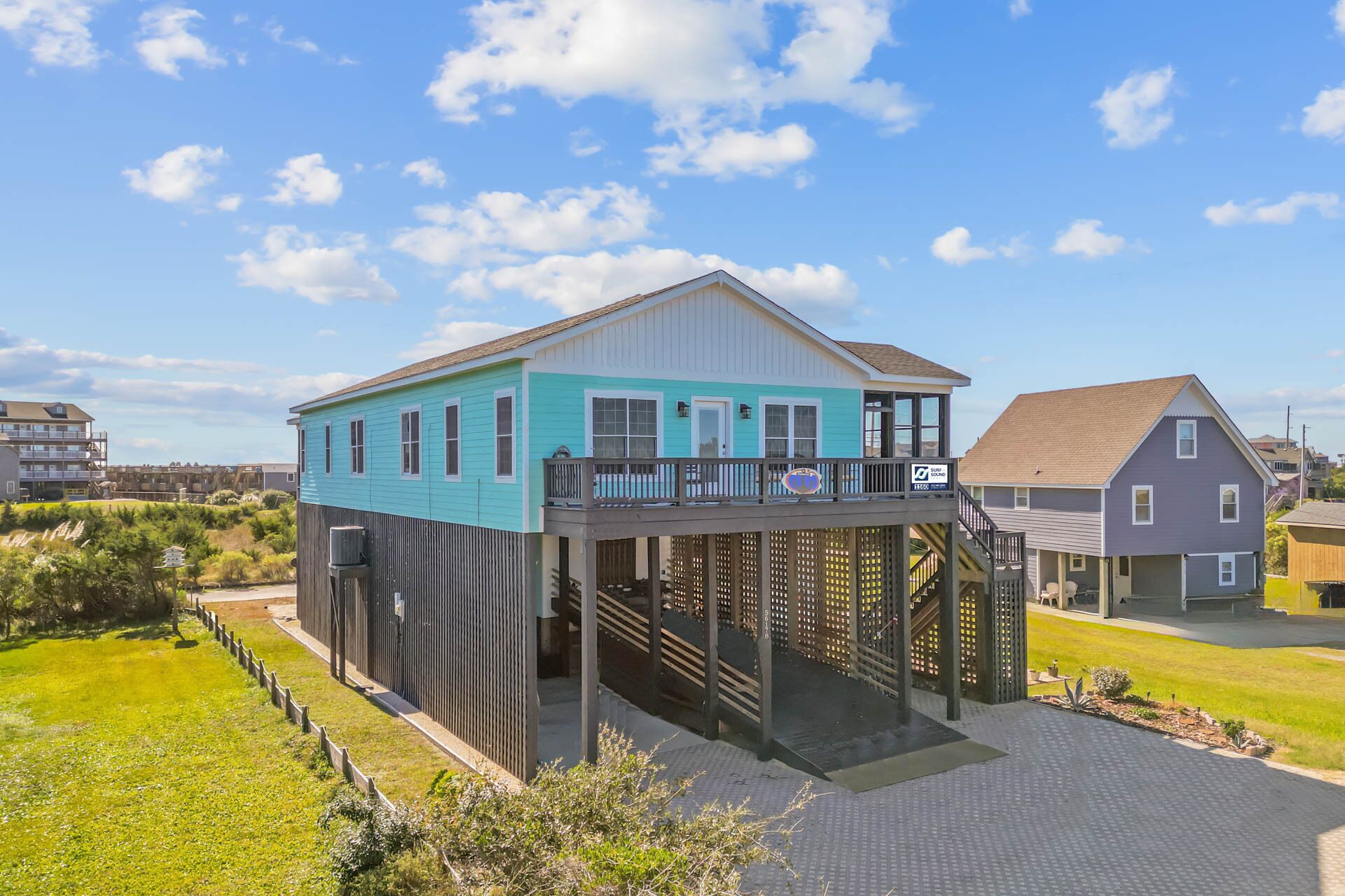 Soundside Home w/ Elevator, Cmty Marina, Nearby Beach Access, and Screened Porch
