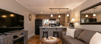 The Lower Berne offers all the conveniences of home in a secluded wooded setting