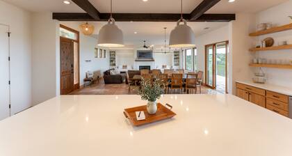 Stylish Lakeview Getaway with Open-Concept Design, Two Decks, and Room for 12