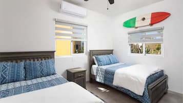 2 habitaciones, escritorio, wifi gratis y ropa de cama
