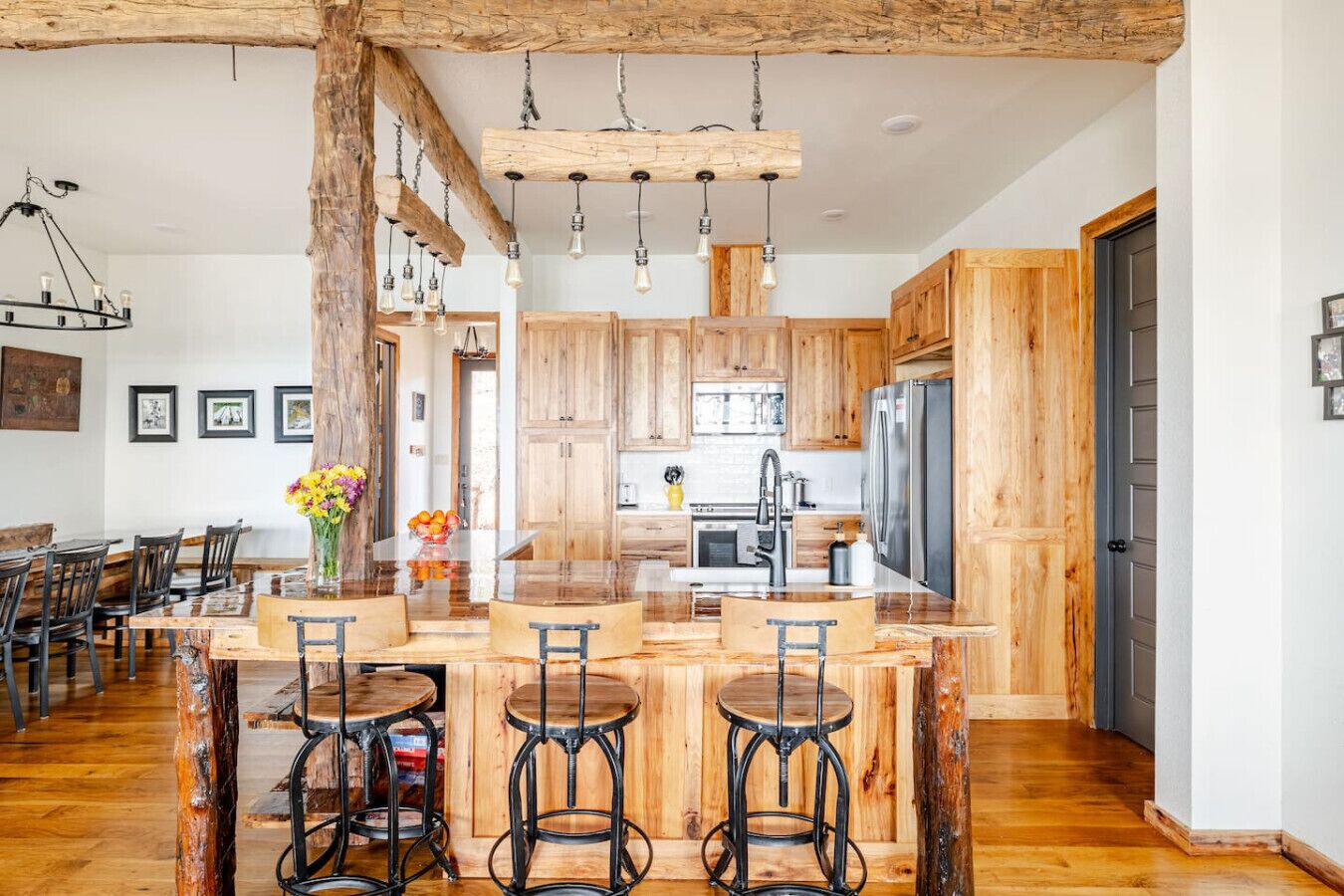 Refrigerador, microondas, horno y lavavajillas 