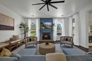 Smart TV, ping pong, books