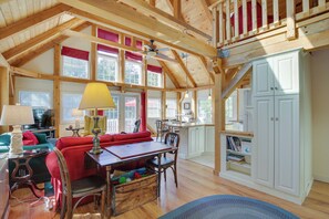 House (2 Bedrooms) | Interior - Frye Island Family Cabin With Lake & Beach Access! (Raymond)