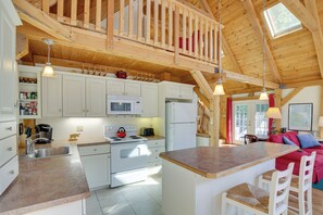 House (2 Bedrooms) | Interior - Frye Island Family Cabin With Lake & Beach Access! (Raymond)