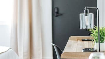 1 chambre, bureau, Wi-Fi, draps fournis