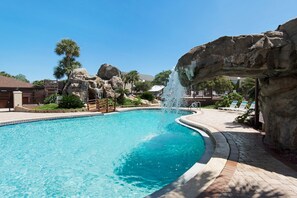 Una piscina riscaldata