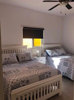 2 chambres, accès au Wi-Fi (inclus), literie fournie
