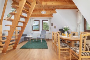 Apartment, 2 Bedrooms, Balcony, Mountain View | Living room | Fireplace - Highlander Nedzy Kubinca by Renters (Koscielisko)