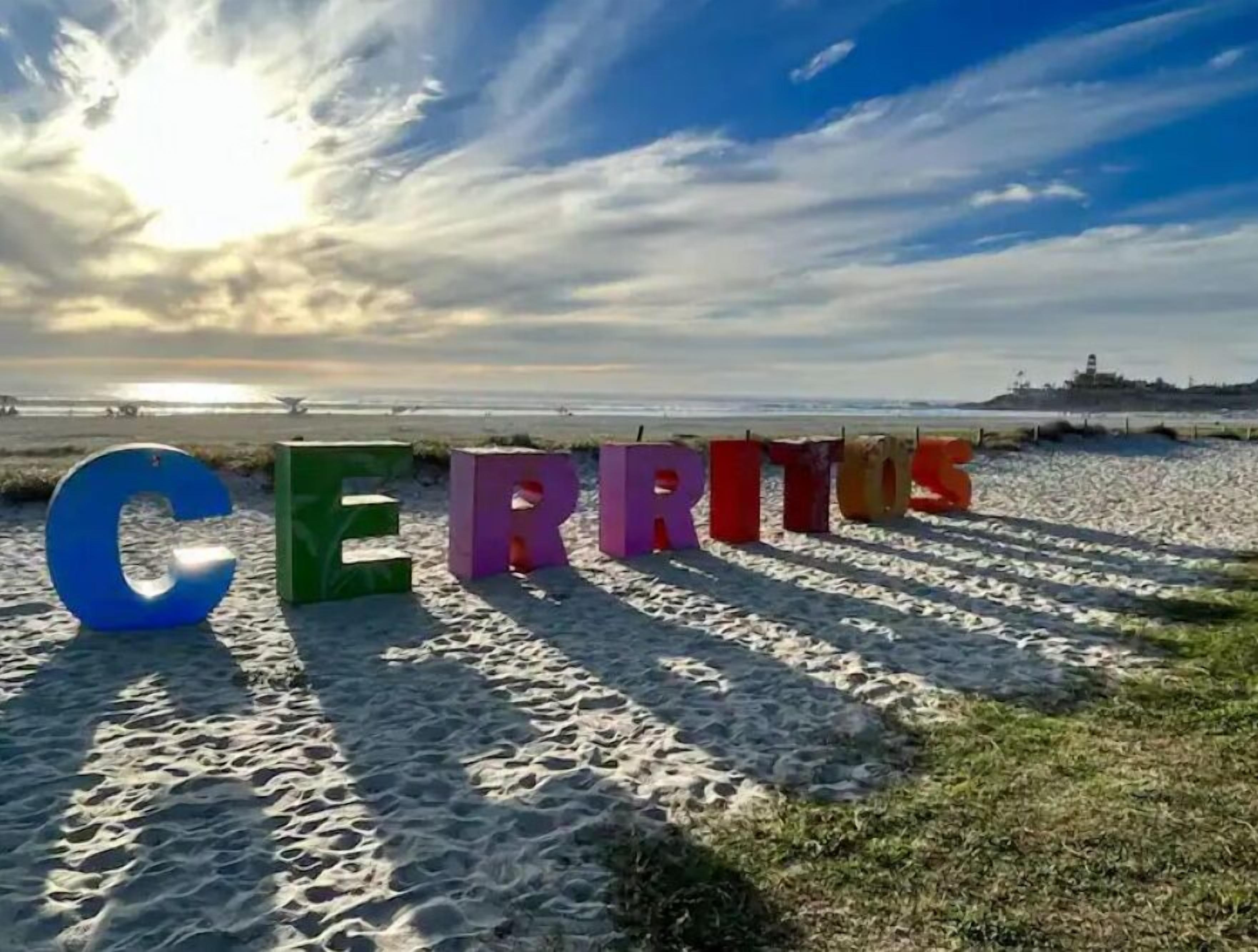 Sun-loungers, beach towels