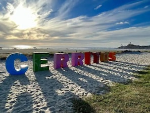 Liegestühle, Strandtücher