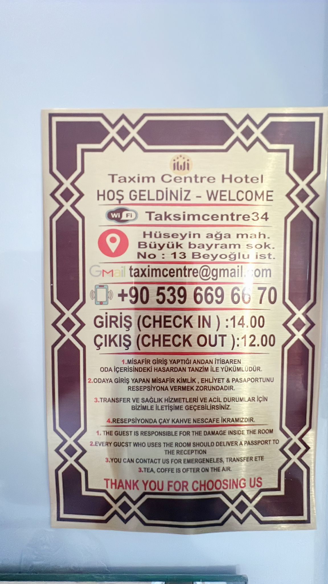 Photo - Taksim Pera Centre House Hotel