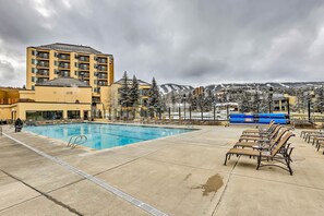 Una piscina climatizada