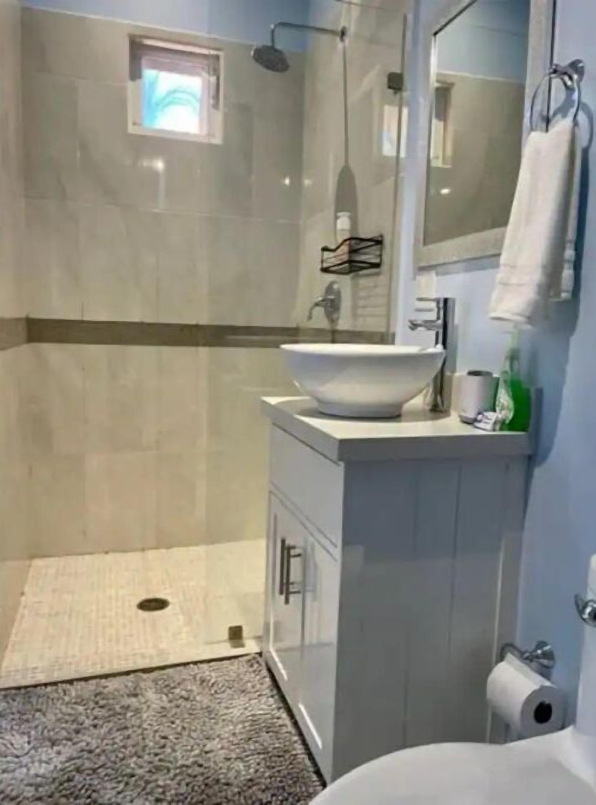Towels, soap, toilet paper