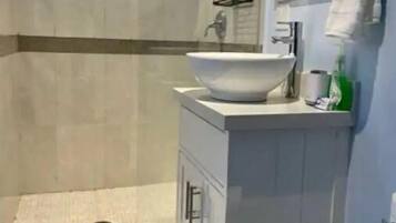 Towels, soap, toilet paper
