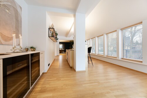 Luxury 6-bedroom Villa with Secured Yard & House, Inside Pool, Private Gym etc