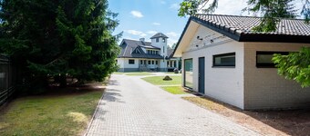 Luxury 6-bedroom Villa with Secured Yard & House, Inside Pool, Private Gym etc