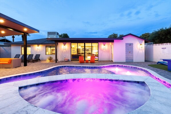 Una piscina climatizada