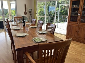Dining - Villa Entre Terre et mer Idéale Famille (Mahina)