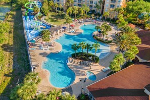 Outdoor pool - Resort+Slides, ModernDisneyCondo (Kissimmee)