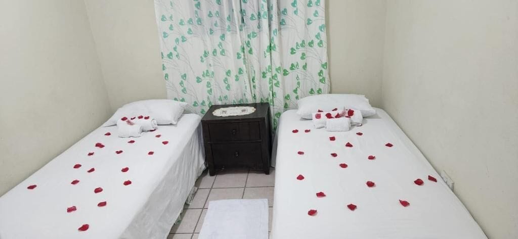 Phòng đôi hoặc 2 giường đơn cơ bản, 2 giường đơn | Bàn ủi/dụng cụ ủi quần áo, truy cập Internet không dây miễn phí 